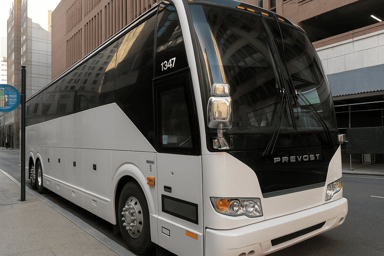 a Palatine Coach Bus Service coach bus